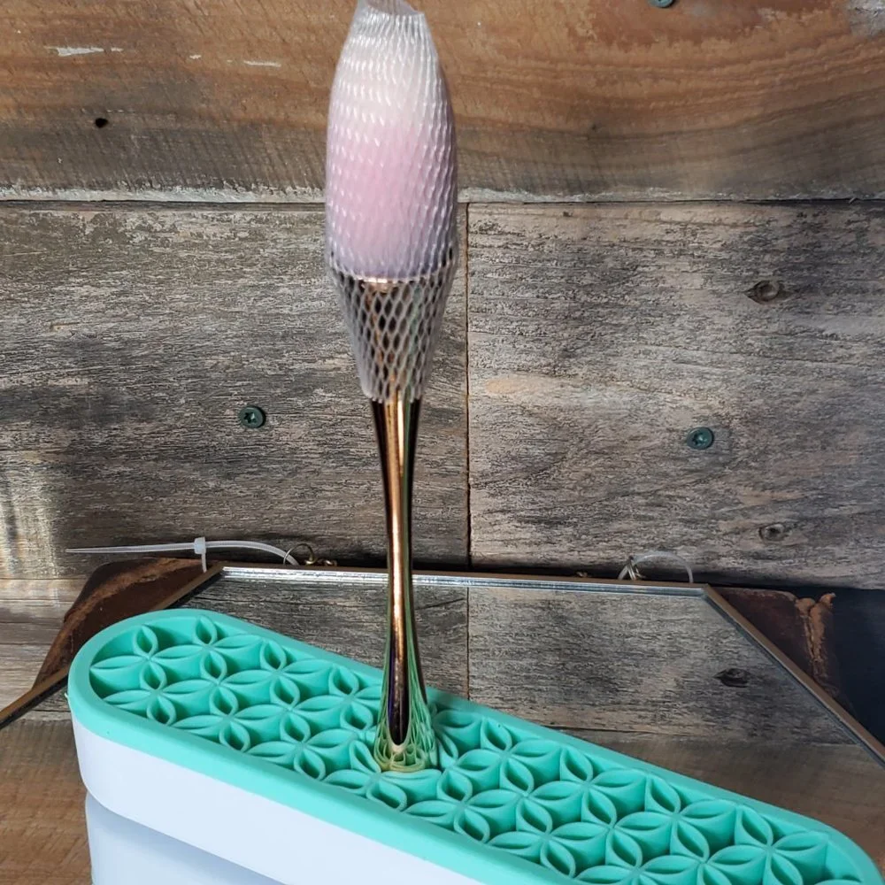 Large Professional Powder Brush - Rose Gold & Pink
